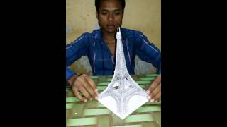 Eiffel tower Pop up card