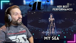 First Time Reacting To [IU] '아이와 나의 바다(My sea)' Live (2022 IU Concert 'The Golden Hour : 오렌지 태양 아래')