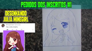 DESENHANDO JULIA MINEGIRL, VITÓRIA MINEBLOX E PAPILE (Paint Tool SAI) 