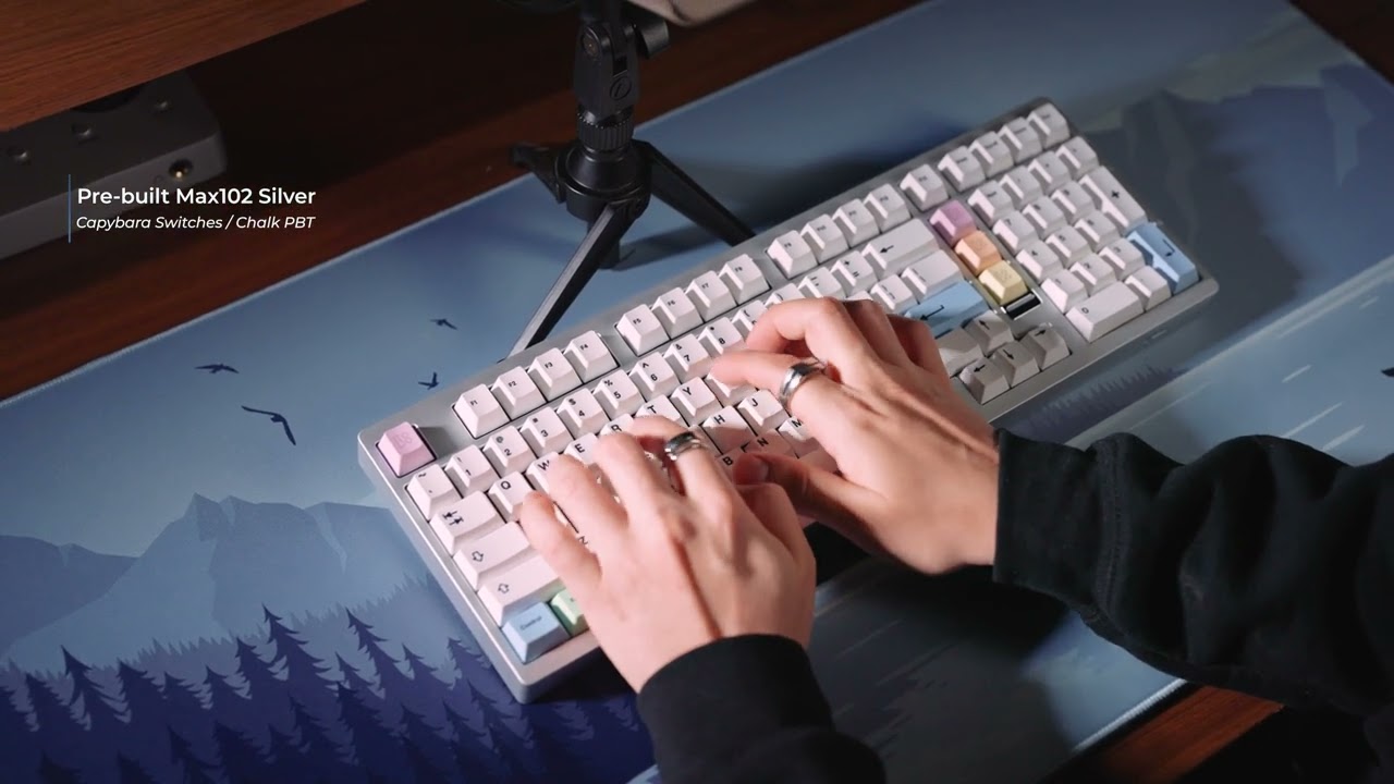 Built Max102 100% Mechanical Keyboard | Kinetic Labs