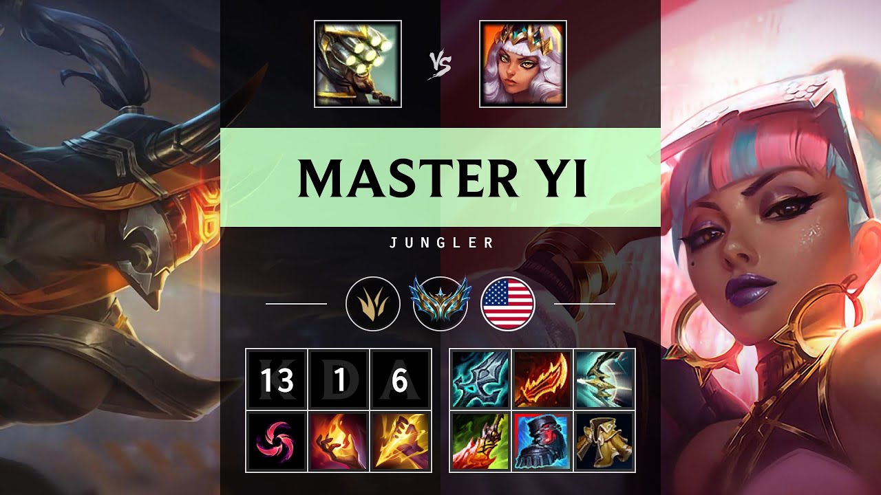 Master Yi Jungle vs Qiyana - NA Challenger Patch 25.15