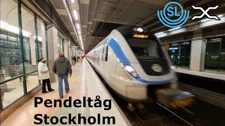 Pendeltåg Stockholm | Commuter rail | SL | Sweden | 2022 | Platform screen doors screenshot 5