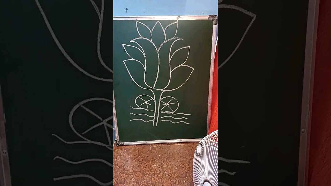 Easy Water Hyacinth Drawing 🪻 💖 