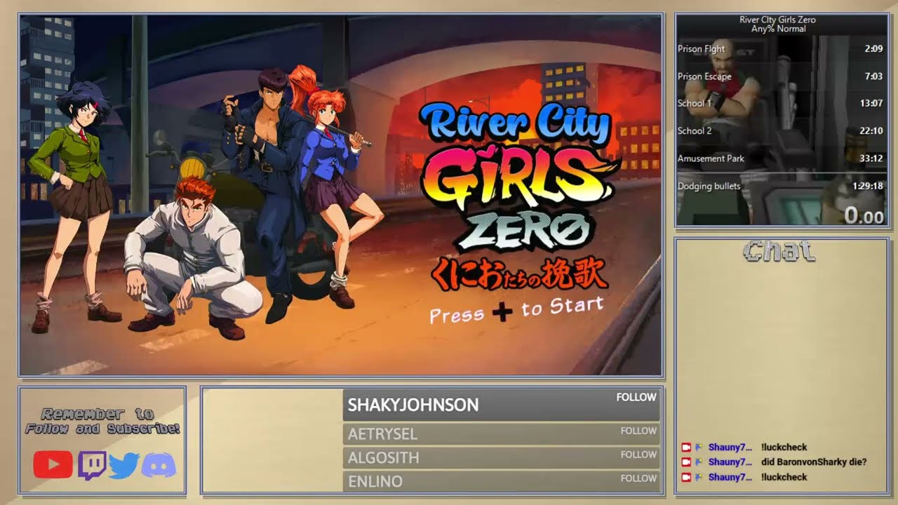 Highlight: River City Girls Zero - Any% Normal Speedrun in 