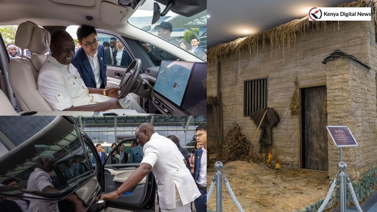 See What Happened to President Ruto in an Electric Car During his ...