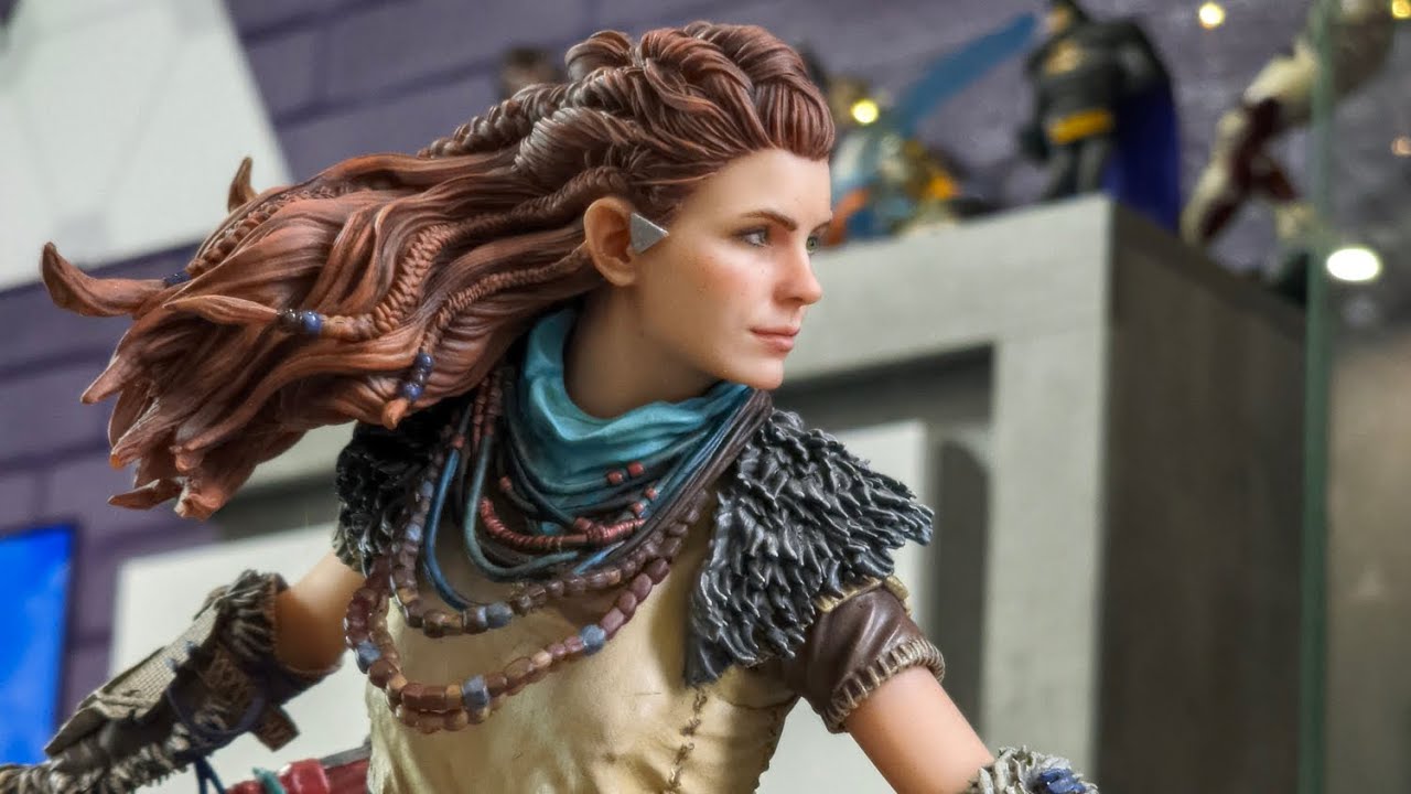 Pure Arts Aloy Exclusive Statue 1/6 Horizon Forbidden West,  custom repaint