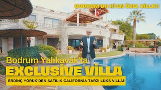 Bodrum Yalıkavakta 1480M2 Özel Bahçe İçinde Muhteşem Konumda Lüks Villa Erdinç Yörükden Satılık