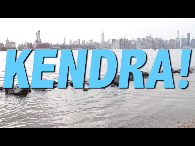 HAPPY BIRTHDAY KENDRA! This is your gift.