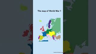 The map of World War 1 #mapping