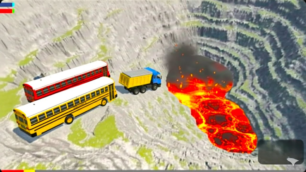 Big AND Small Leap of death play cars Jump Down#17