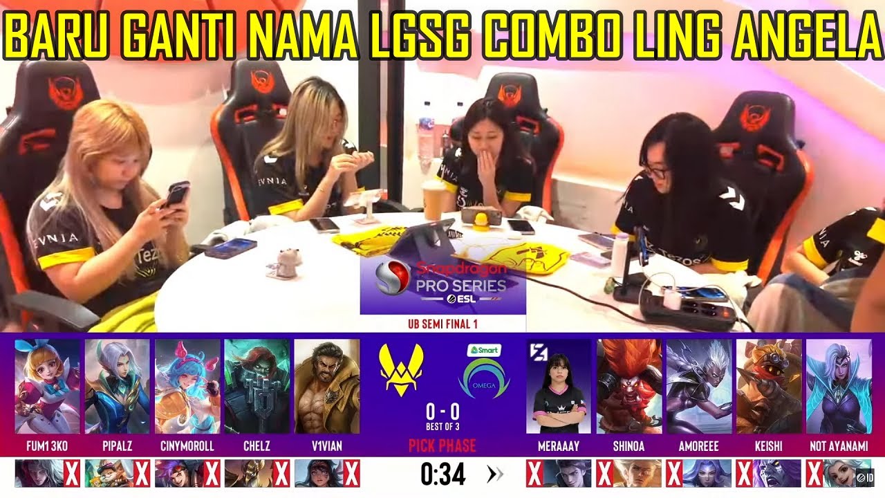 PERDANA BTR LADIES SETELAH GANTI NAMA LGSG MANIAC !! TEAM VITALITY VS