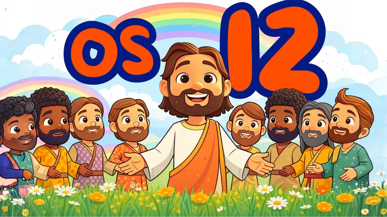 Aprenda os 12 Discípulos de Jesus Cantando 🎶 | Música Infantil Cristã
