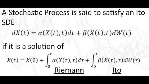 📚 Stochastic Differential Equations Lecture 8 | Introduction to SDEs & Stochastic Calculus