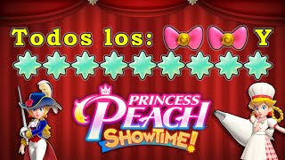 Todas las ESPLENDORITAS Princess Peach Showtime Todos los MOÑOS Princess Peach Showtime demo