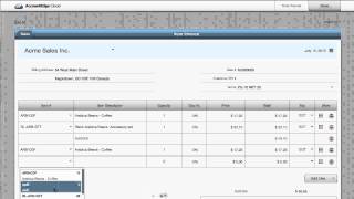 Inserting a Subtotal on Sales in AccountEdge Cloud