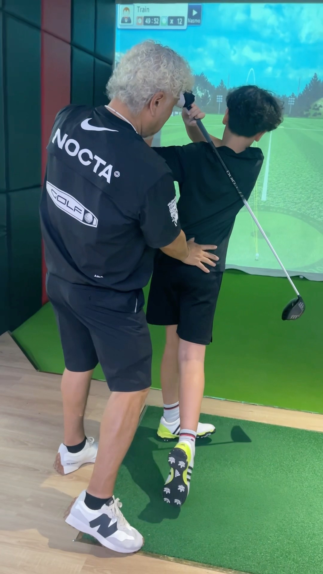 (Golf familyVN) thầy luôn tạo ra không khí vui vẻ khi day golf ?#golf #shorts