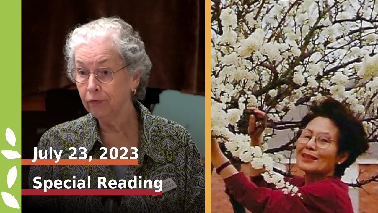 Special Reading: The Sky is Endless - Nancy Barlow reads the Poems of Mituse Bader