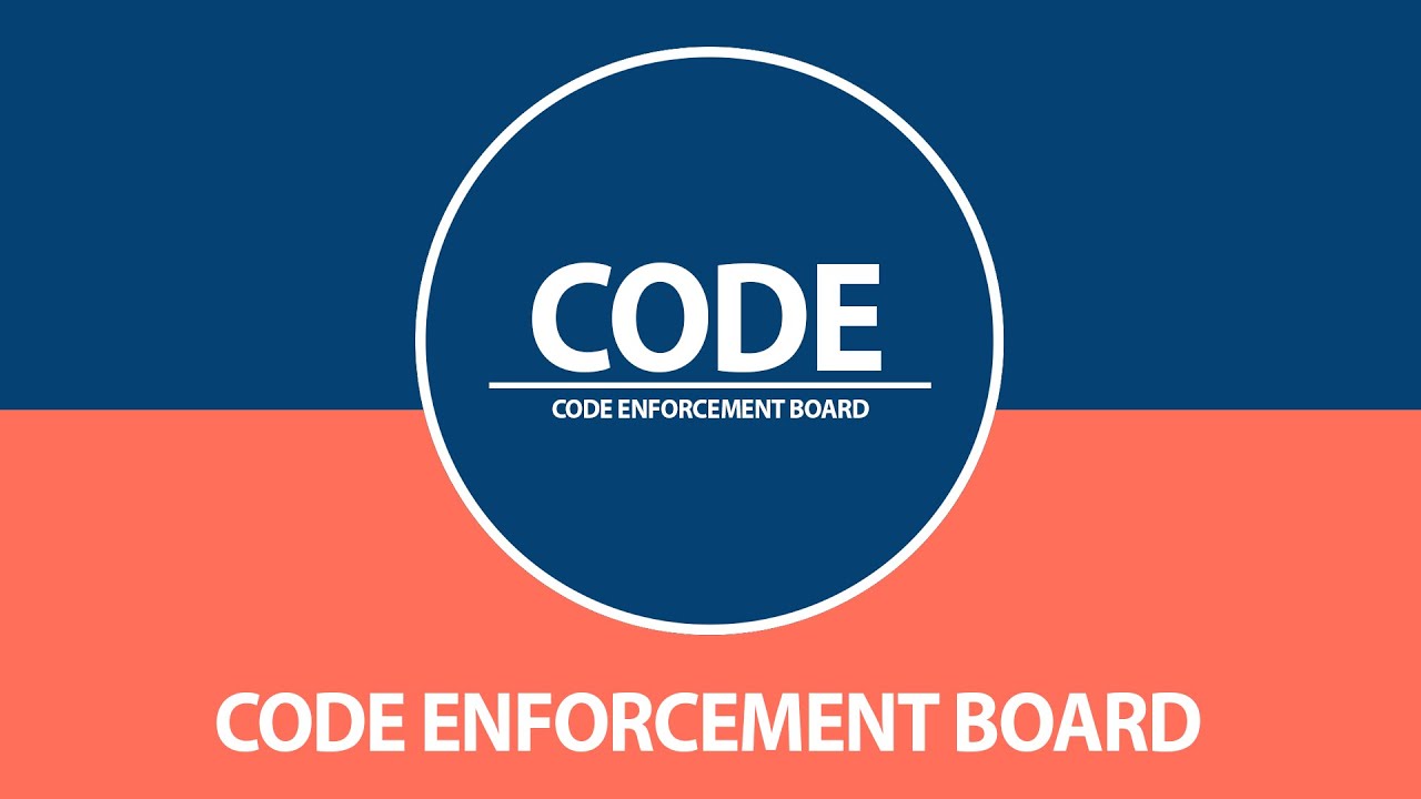 Code Enforcement Board - 10.23.20