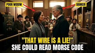That Wire Is a Lie, Widow Told the Banker—She Read Morse Code, and the Cowboy Was a Millionaire