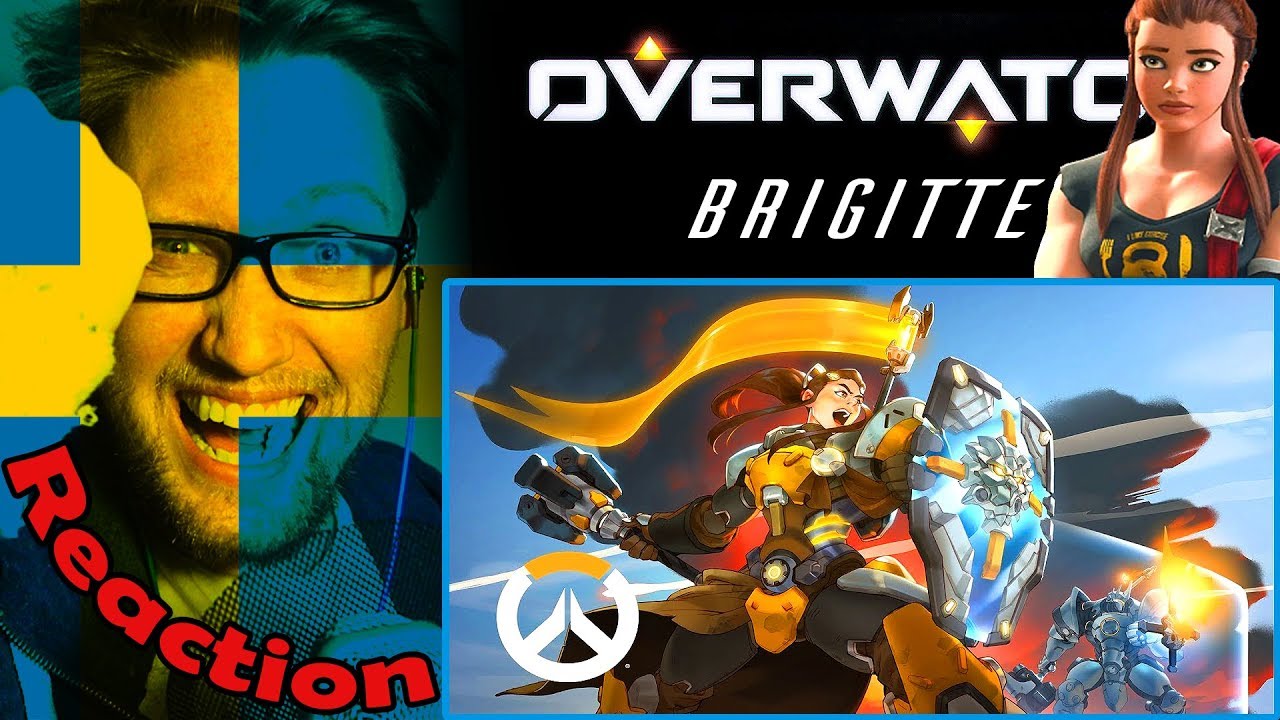 BRIGITTE Origin Story | Overwatch REACTION! | SWEDEN YEAH! |