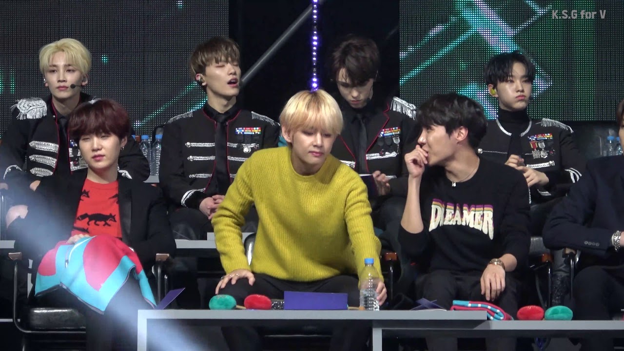 190106 GDA 골든디스크 / 방탄소년단 뷔 태형 직캠 - 뱅뱅뱅 리액션 / BTS  V FOCUS