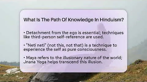 What Is The Path Of Knowledge In Hinduism? - Hindu Enlightenment Journey