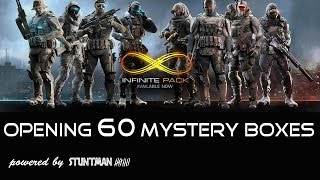 Grp Opening 60 Mystery Boxes From The Infinite Pack