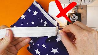 Nobody believes it but it really easy! You will thank me for 5 Genius Zipper Sewing Hacks