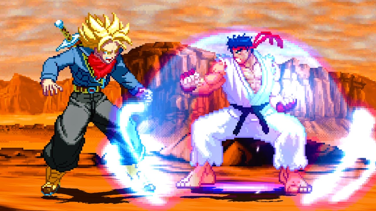 Future Trunks Vs. Shin Ryu - Intense warrior