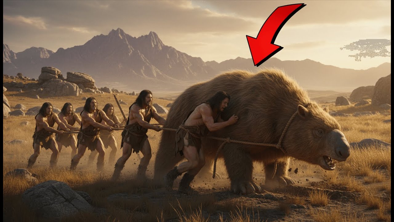 Life Million Years Ago | When Prehistoric Humans Met the Giant Diprotodon!