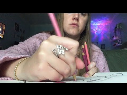 Drawing Magenta + ramble 🐶🩷 lofi asmr 