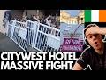 HUGE Brawl Between Asylum Seekers At Citywest Hotel