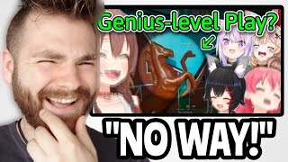 HOLOLIVE MECCHA CHAMELEON *FUNNY MOMENTS* FIRST TIME REACTION! screenshot 2