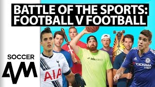 Dude Perfect, Oscar and Lamela: Football v Football Challenge