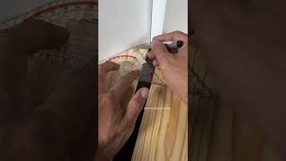 #trending Carpenter's Secret Angle Measuring Technique 😲#satisfying