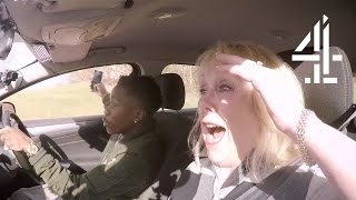 Full Tinchy Stryder Takes A Selfie While Driving | Driven to Distraction News