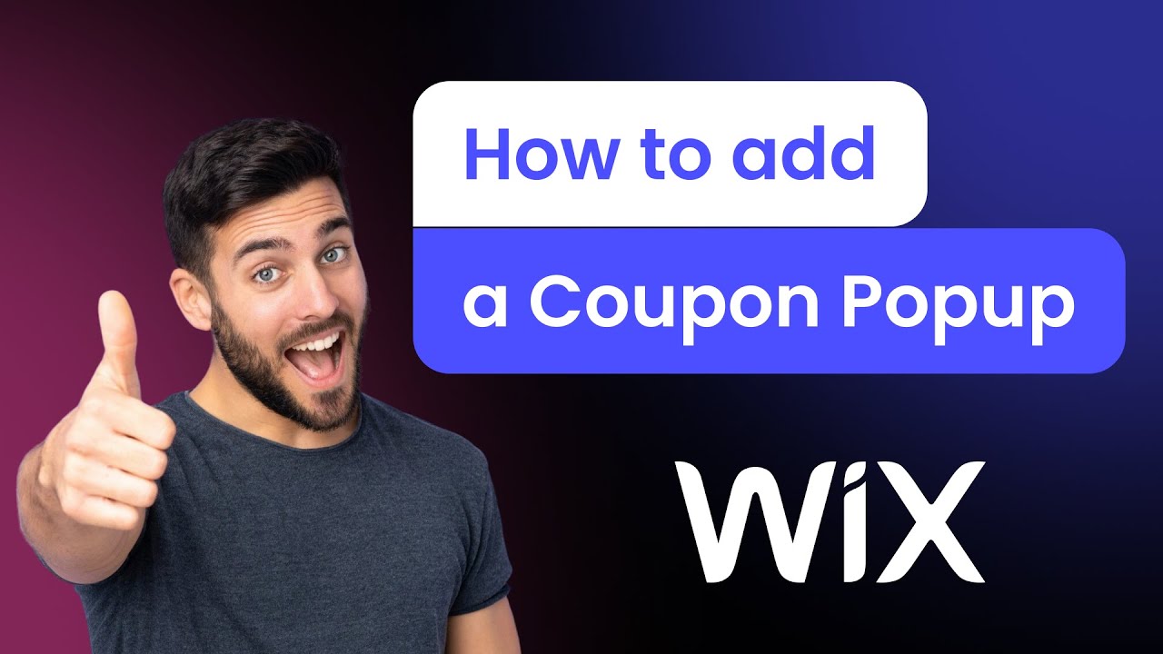How to add a Coupon Popup to Wix - YouTube