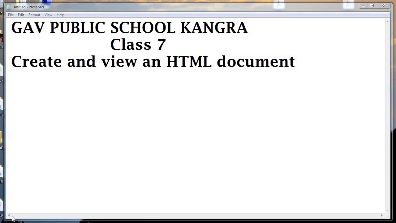 How to create and view HTML - YouTube