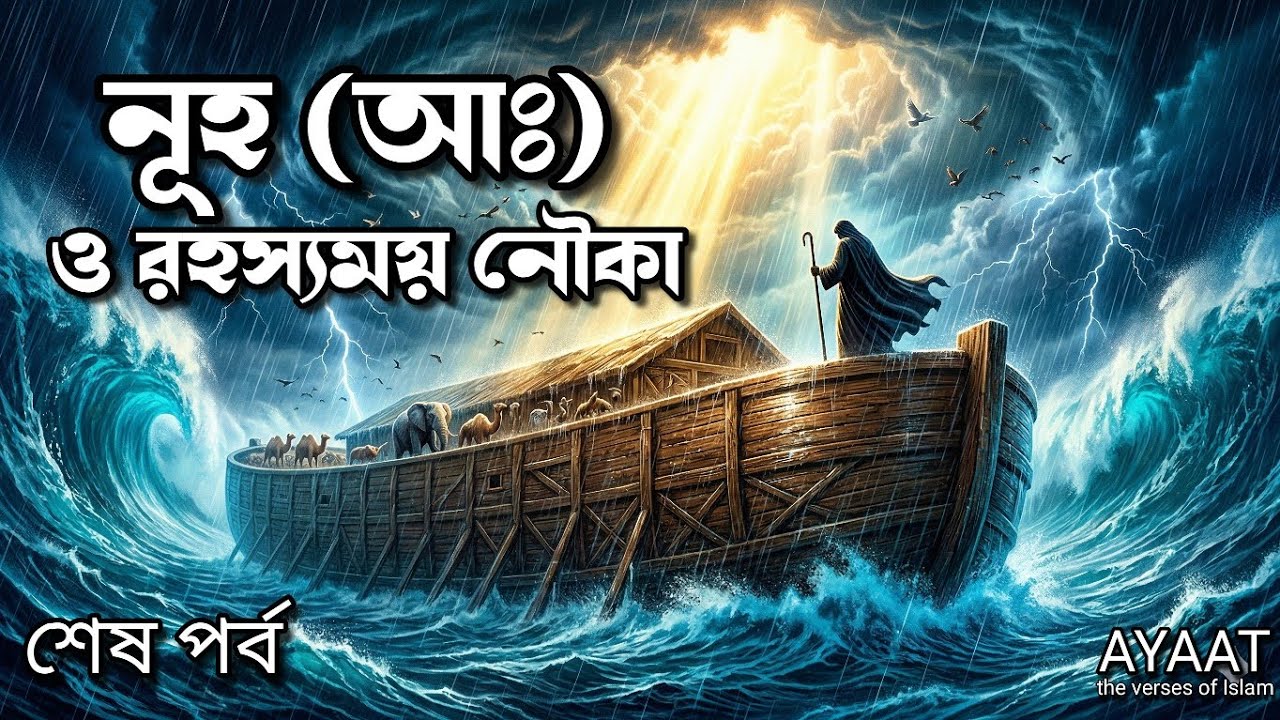 নূহ নবীর মহাপ্লাবনের ভয়ংকর ঘটনা | নূহ (আ.) ও নৌকার রহস্যময় কাহিনী | Islamic Story Bangla