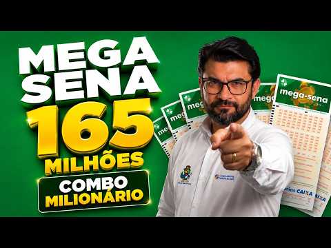 AO VIVO | MEGA - SENA EM 165 MILHÕES