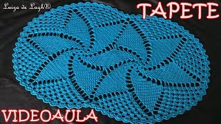 TAPETE CROCHÊ ESPIRAL # LUIZA DE LUGH