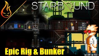 Starbound 1.3 Epic Builds Oil Rig and Hidden Bunker