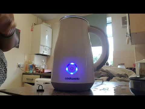 cookworks milk frother testing and review!😊