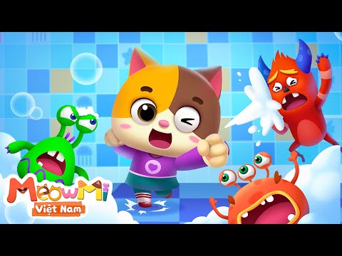 Lời yêu thương của vi khuẩn | Giữ vệ sinh sạch sẽ | Nhạc thiếu nhi | MeowMi Gia đình những chú mèo