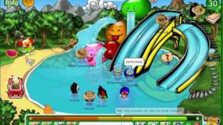 panfu meer glitch glijbaan en decor ervan