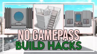 10 Bloxburg No Gamep Building Hacks & Tips Roblox