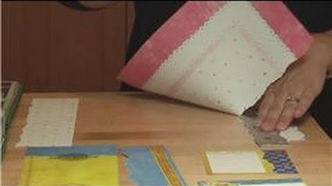 Scrapbooking Ideas : Torn Paper Scrapbooking Techniques