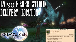 FFXIV Endwalker Lv.90 Fisher Studium Delivery Lunar Lamenters Location!