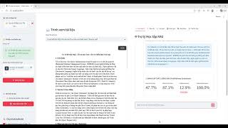 Demo: AI Study Assistant - Hệ thống RAG Tiếng Việt (Zero-Token Architecture)
