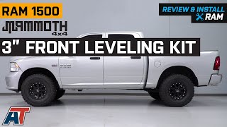 20062018 Ram 1500 Mammoth 3' Front Leveling Kit Review & Install